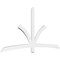 Ekena Millwork Davenport Architectural Grade PVC Gable Bracket, 96"W x 48"H x 2"D x 4"F, 12/12 Pitch GBP096X48X0204DAV00 - alternate 1
